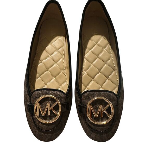 Michael Kors Fulton Studded Logo Moccasin Size 6 - Picture 4 of 5